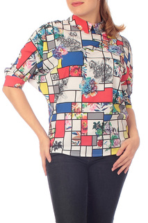 Блуза женская Lamiavita ЛА-В326(36) разноцветная 54 RU