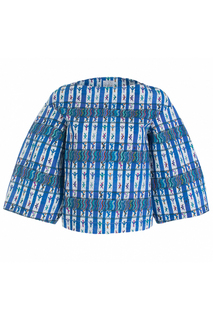 Блуза женская STELLA JEAN 80941 синяя 40 IT