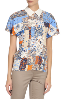 Блуза женская YARMINA BL1158-1034 синяя 48 RU