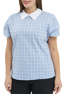 Блуза женская YARMINA BL1133-1034 голубая 50 RU