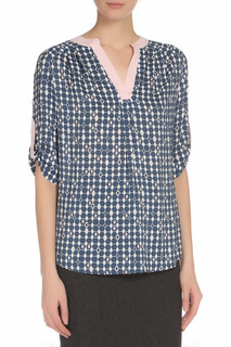 Блуза женская YARMINA B1399-0873 синяя 42 RU