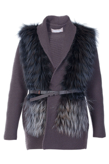 Кардиган женский FABIANA FILIPPI 81036 коричневый 46 IT