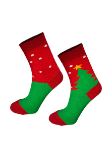 Носки женские Big bang socks НГ Елка зеленые 35-39