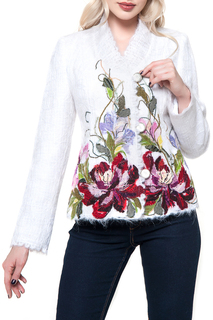 Жакет женский Yukostyle Ж-456 белый 42 RU