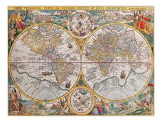 Пазл ravensburger «историческая карта» 1500 элем.
