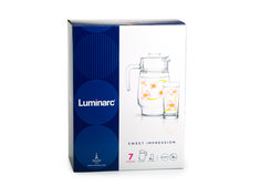Набор питьевой СВИТ ИМПРЕШН 6 стаканов + кувшин Luminarc