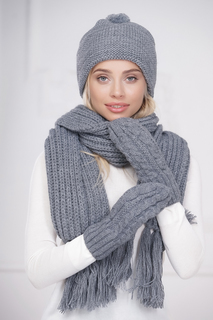 Бини женский Siberika 1038 серый