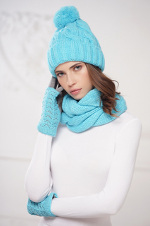 Бини женский Siberika 1028 бирюзовый