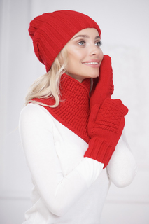 Бини женский Siberika 1041 красный