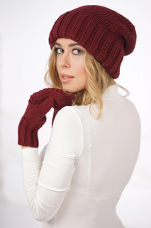 Бини женский Siberika 1042 бордовый