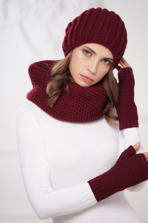 Бини женский Siberika 1015 бордовый