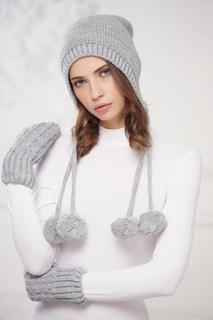 Бини женский Siberika 1020 серый