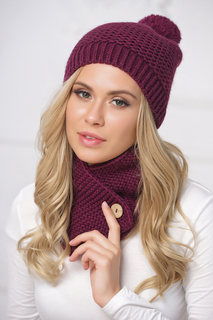 Бини женский Siberika 1025 бордовый