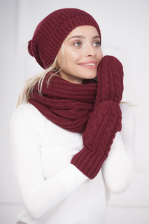 Бини женский Siberika 1025 бордовый