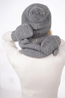 Бини женский Siberika 1025 серый