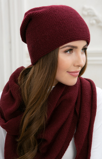 Бини женский Siberika 1054 бордовый