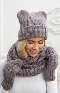 Бини женский Siberika 1049 серый