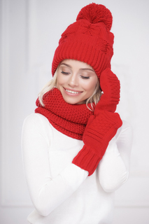 Бини женский Siberika 1046 красный