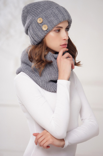 Бини женский Siberika 1042 серый