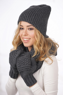 Бини женский Siberika 1004 серый