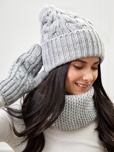 Бини женский Siberika 1012 серый