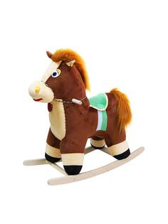 Качалка Тутси мягкая Коняшка музыкальная со светом
