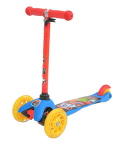 Самокат Next Hot wheels кикборд светящиеся колеса MINI203-HWS-2