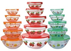 Набор стеклянных салатников KELLI KL-230(1x12)