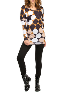 Туника женская Remix 6691 коричневая 44 RU