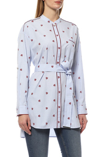 Туника женская Pennyblack 31915019 голубая 48 IT