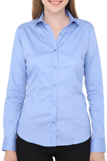 Рубашка женская BAWER RL1111073-06 голубая M