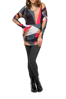 Туника женская Remix 6691/1 коричневая 50 RU