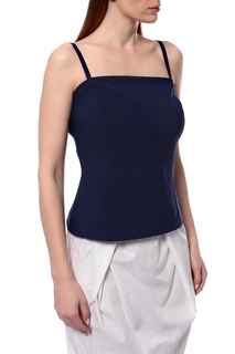 Топ женский Maison Martin Margiela 31NC0430 синий 42 FR