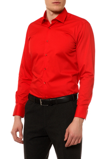Рубашка мужская BAWER 1R00012-13 красная XL