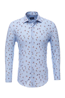 Рубашка мужская BAWER RZ2112078-04 синяя S