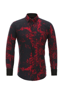 Рубашка мужская BAWER 2RY05022-03 красная 4XL