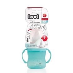 Поильник обучающий Lovi Retro 6м+, 150 мл, цвет мятный