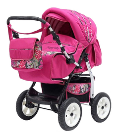 Коляска-трансформер BartPlast Diana 2016 PKL розовая