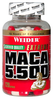 Бустер тестостерона Weider Maca 5500 120 капс. натуральный