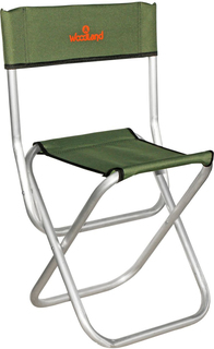 Стул Woodland Tourist ALU MAX, 46 х 35 х 45 (80) см, складной, со спинкой ASM-003