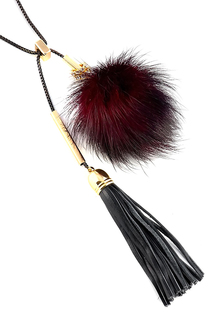 Колье женское Selena 10120121 красное/черное