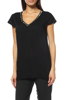 Блуза женская COMMA 88.704.12.4619 черная 36 DE