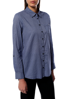 Рубашка женская COMMA 80.899.11.1719 синяя 34 DE