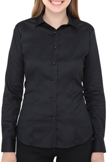 Рубашка женская BAWER RL1111073-07 черная L