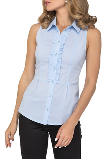 Рубашка женская Gloss 24173(10) голубая 38 RU