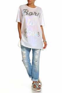 Туника женская Twin-Set Jeans JS625B белая M