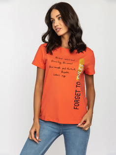 Футболка женская Dairos GD68080943 оранжевая XS