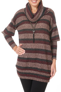 Джемпер женский Argent AZBT7103 коричневый 44 RU