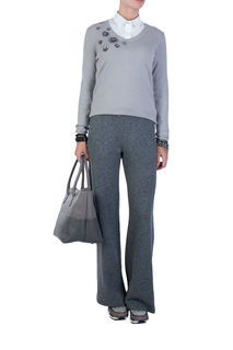 Джемпер женский Bruno manetti 89938 серый 44 IT