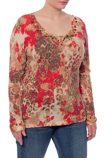 Джемпер женский Marina Rinaldi 6363438 коричневый M